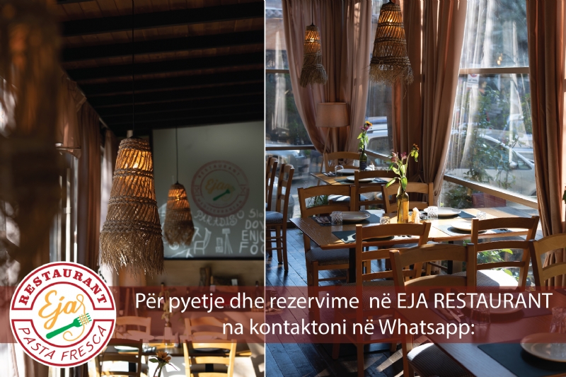 EJA Restaurant, reserve authentic dinner Tirana Albania, prenota cena autentica ristorante italiano Tirana, rezervim darke autentike Tirane qender, book authentic Italian food Tirana Albania, prenotazione cena autentica Tirana