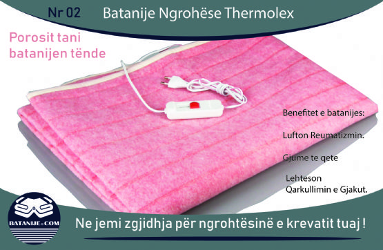 Batanije ngrohëse Thermolex  120 cm x160 cm