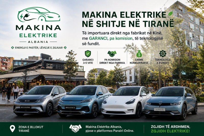 A është Makina Elektrike Albania zgjedhja më e zgjuar për investim afatgjatë? Makina elektrike për biznes dhe flota. Kërko ofertë dhe ul kostot operative